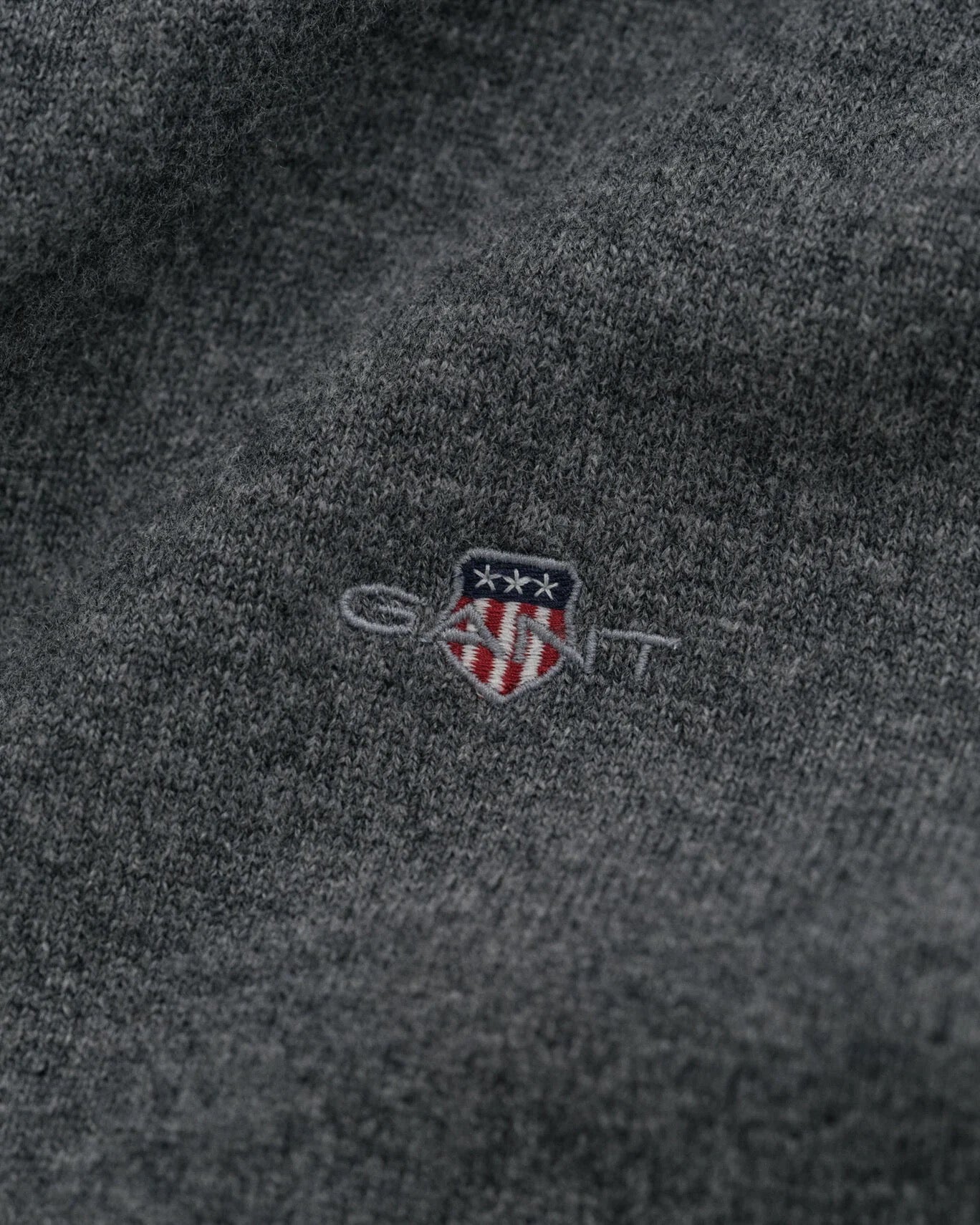 Cardigan con zip in finissima lana d’agnello Gant