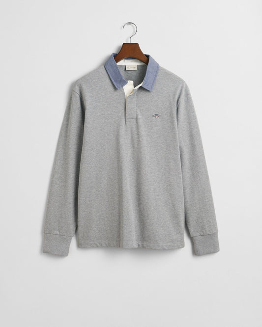 Heavy Rugger con colletto in chambray Gant Polo
