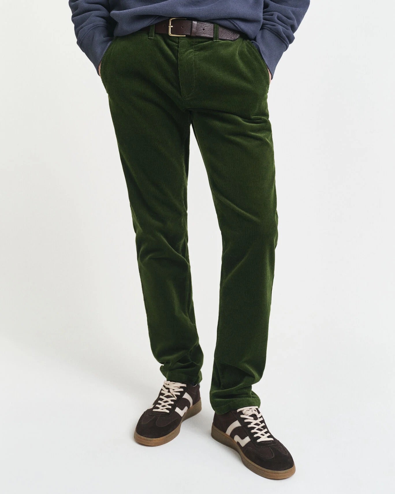Pantaloni chino in velluto a coste slim fit Gant
