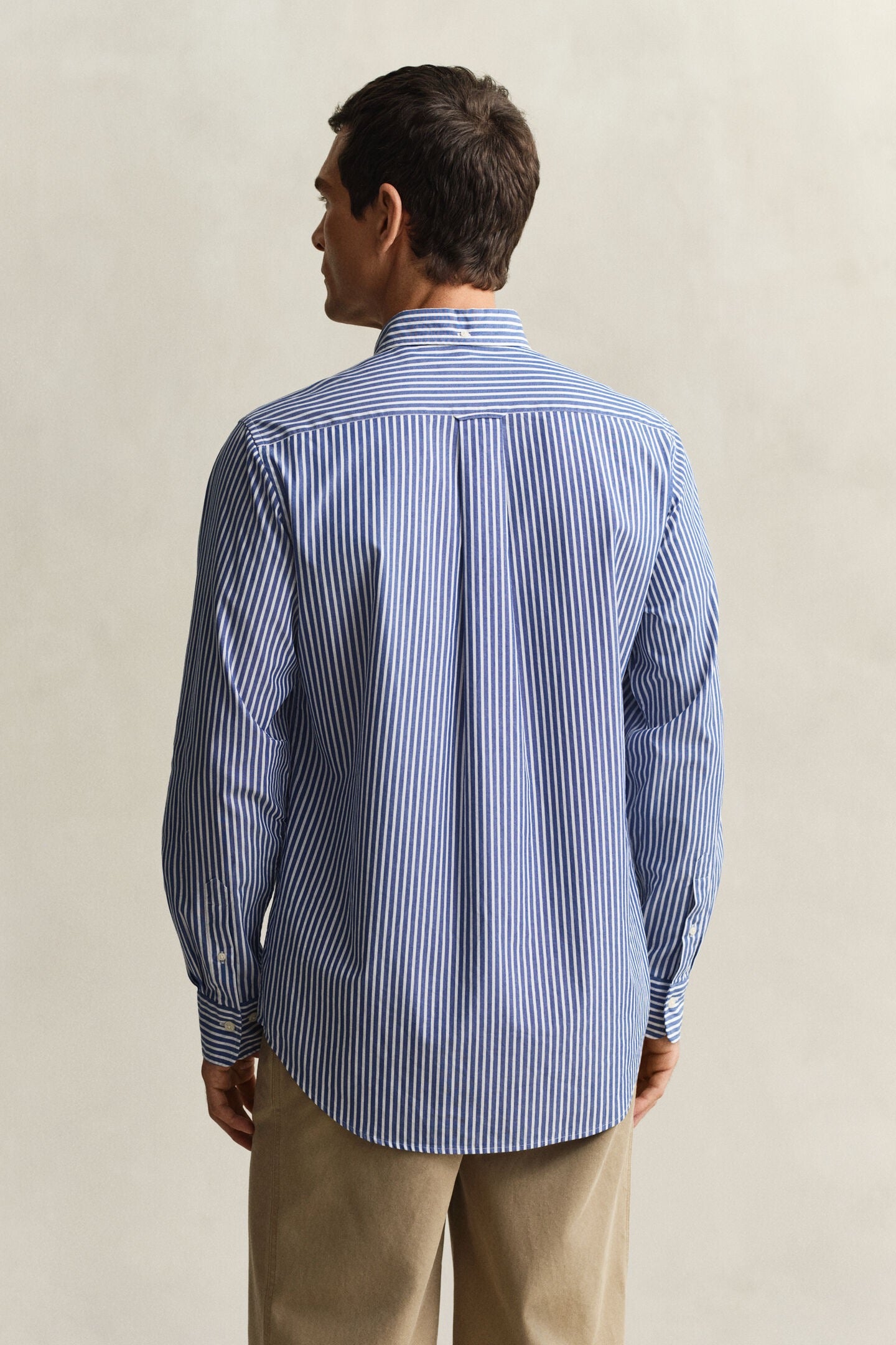 Camicia classica in popeline a righe Gant