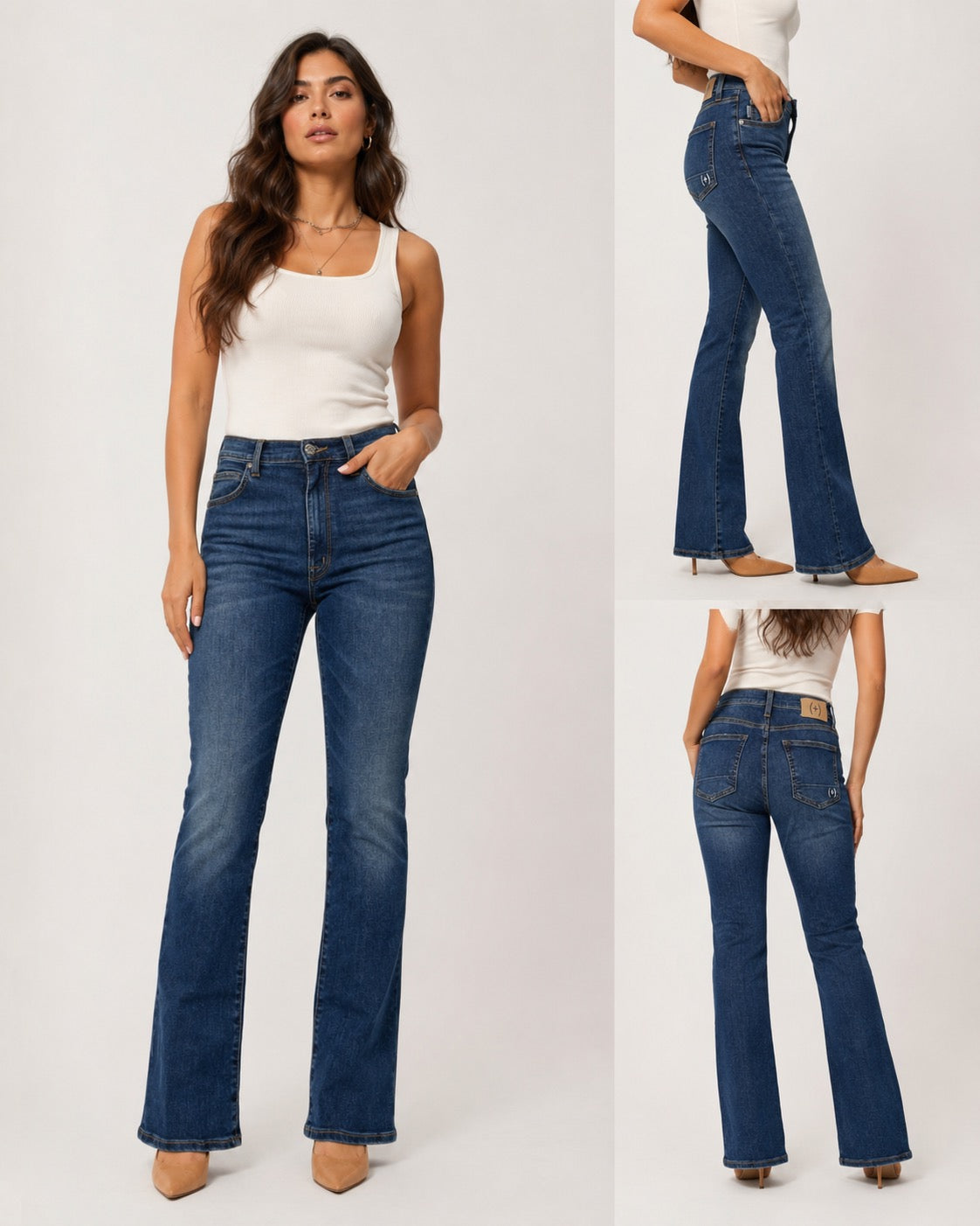 (+) PEOPLE jeans donna stone washed