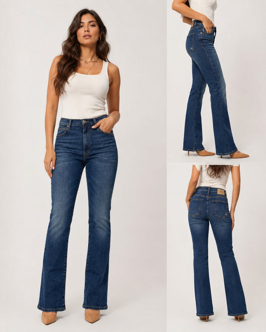 (+) PEOPLE jeans donna stone washed
