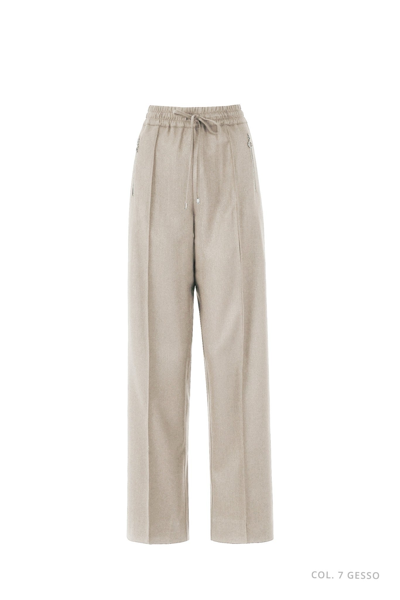 Pantaloni jogger in flanella a gamba dritta D.EXTERIOR