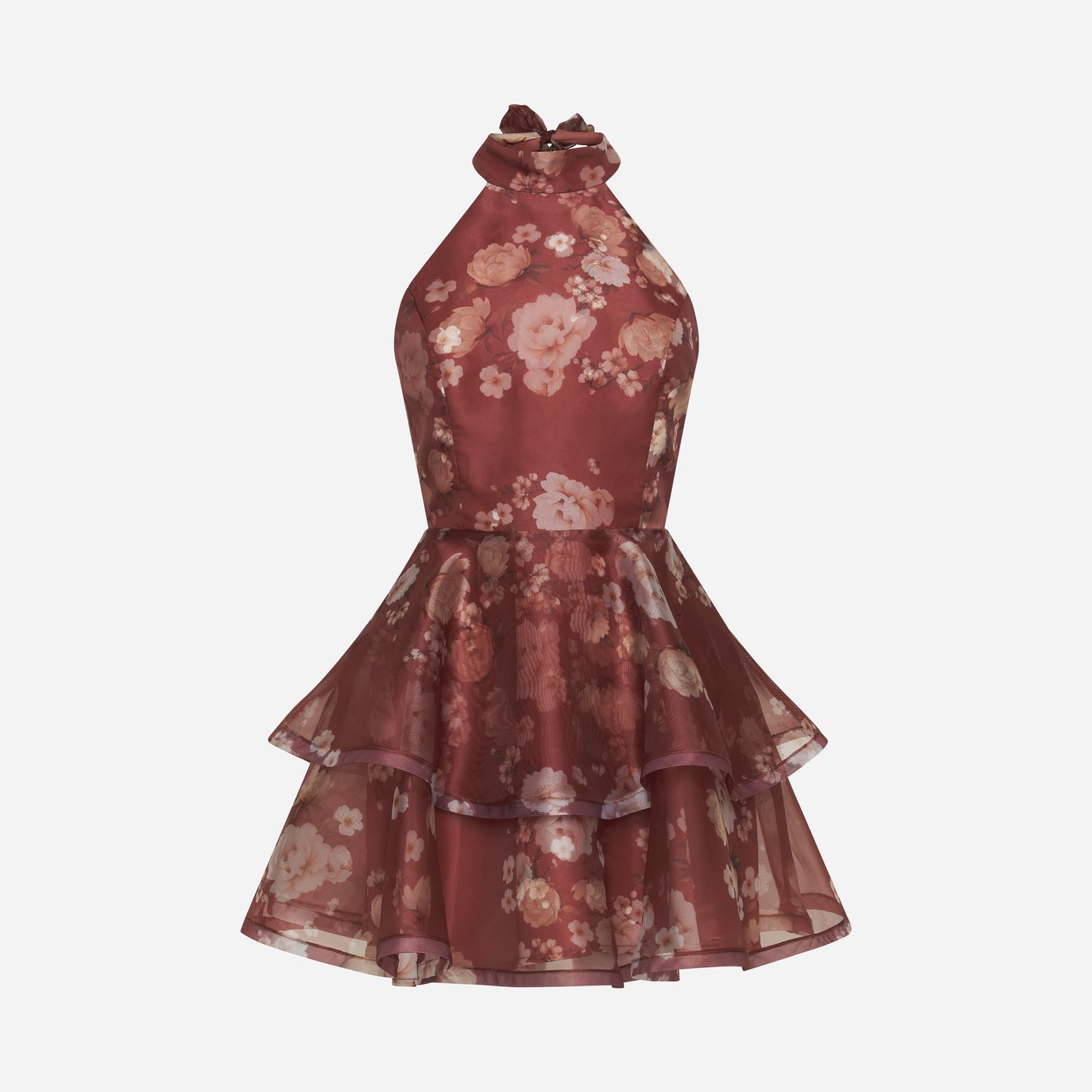 Ruffle Mini Dress Silence Limited