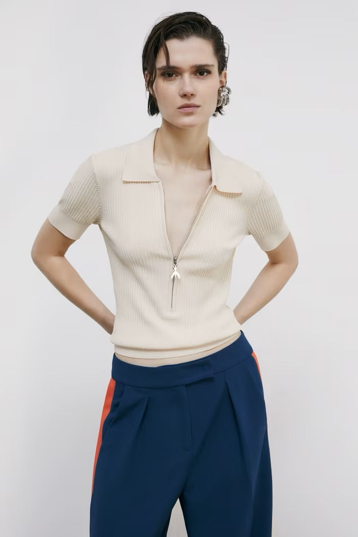 Polo in maglia leggera Patrizia Pepe