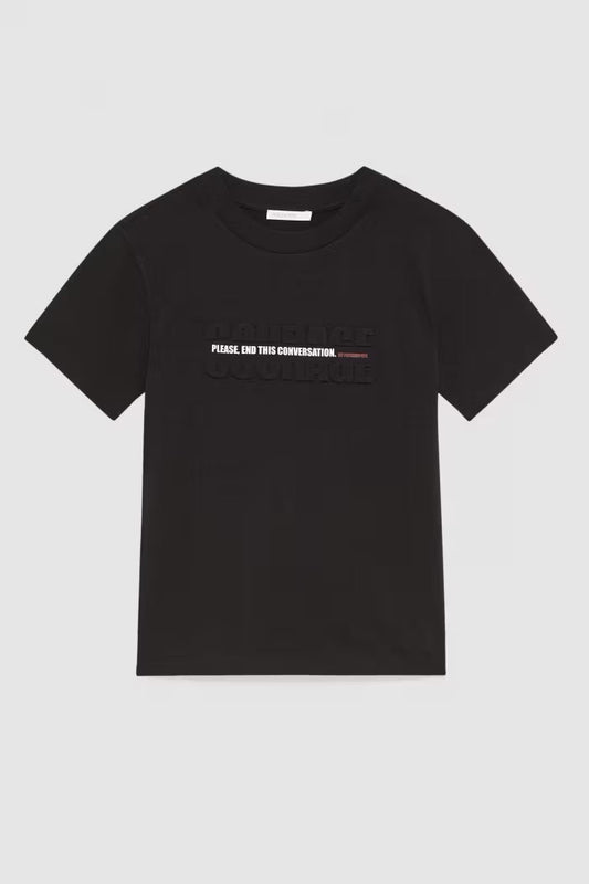 T-shirt con slogan Patrizia Pepe