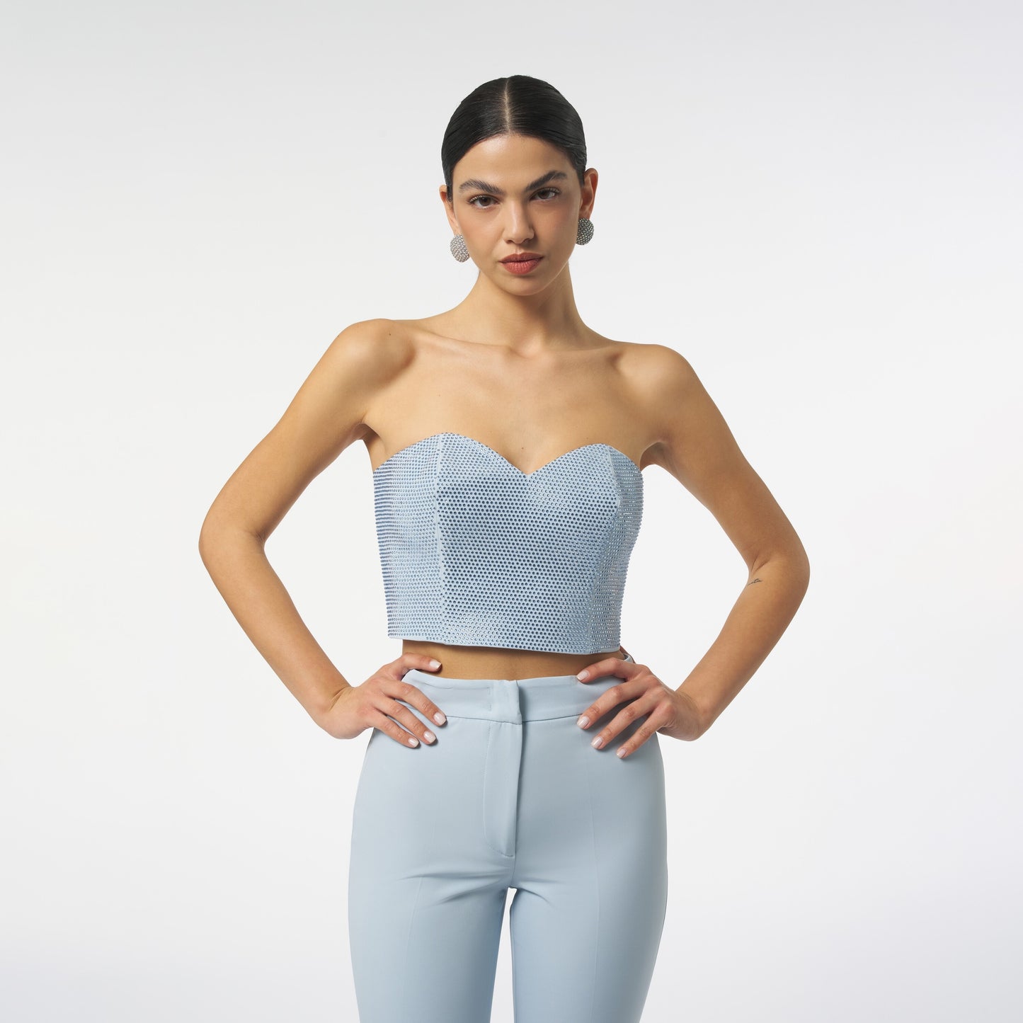 Strass Top Cuore Silence Limited
