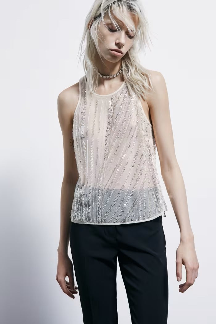 Top in tulle ricamato Patrizia Pepe