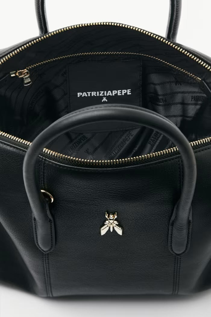 Borsa a bauletto New Business in pelle Patrizia Pepe