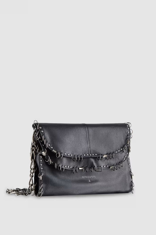 Borsa Radical Boho in pelle con piercing Patrizia Pepe