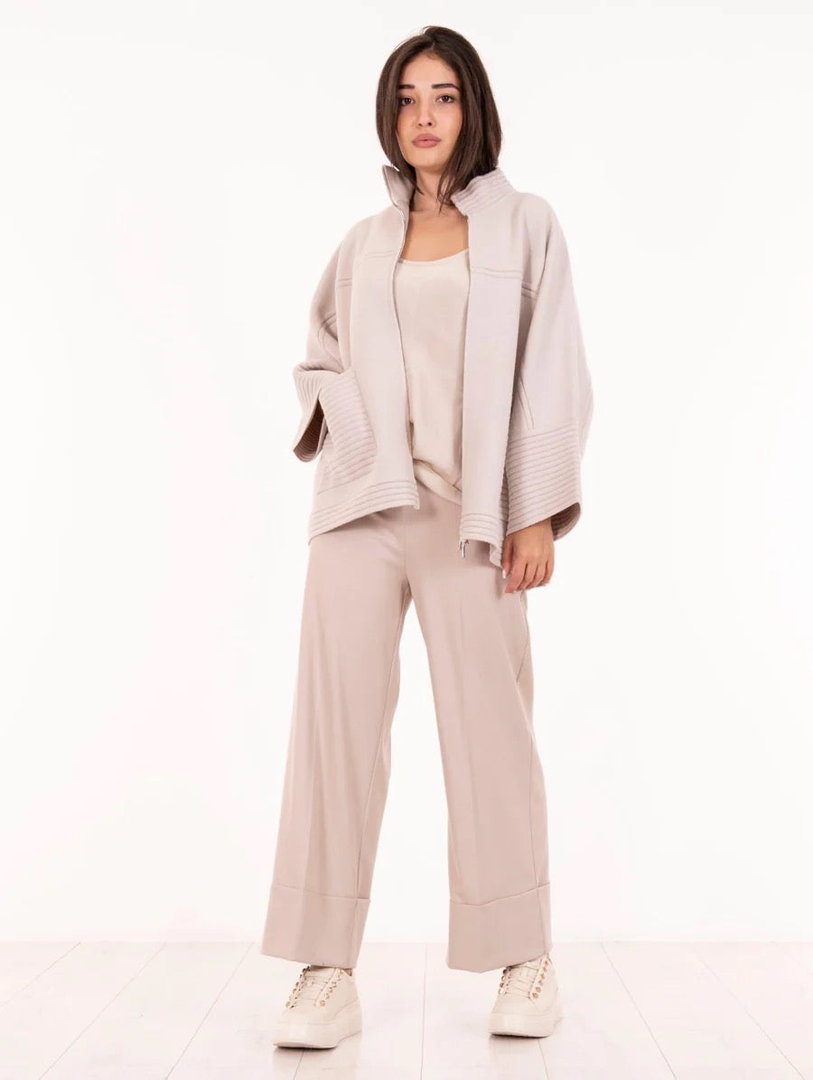 Cappa D.Exterior in Lana Cachemire Double Gesso