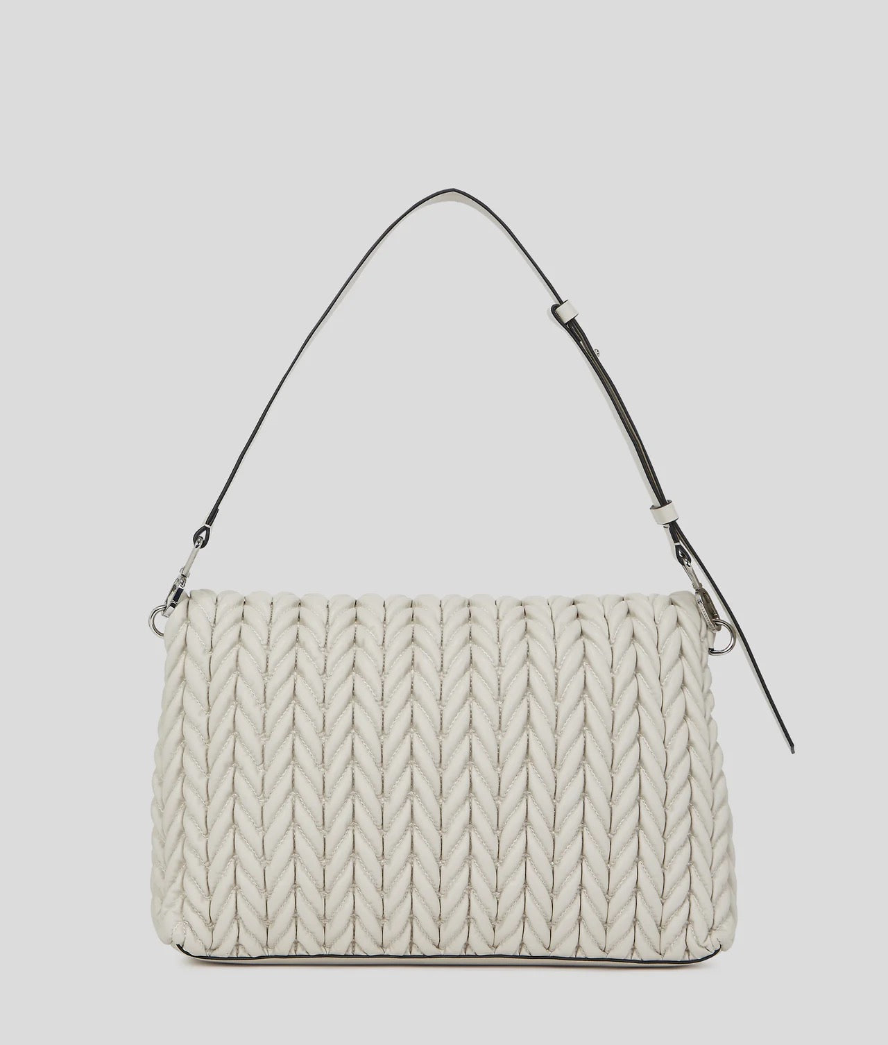 BORSA A SPALLA GRANDE K/WEAVE KARL LAGERFELD