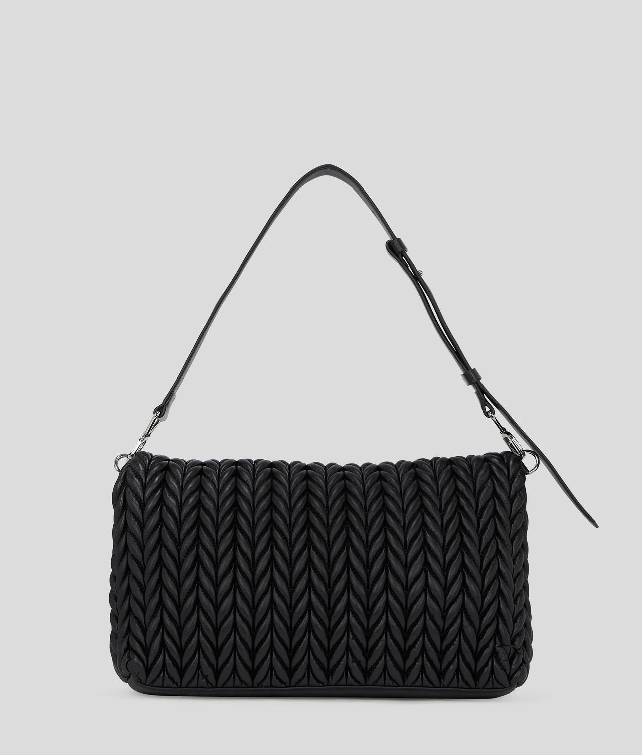 BORSA A SPALLA GRANDE K/WEAVE KARL LAGERFELD