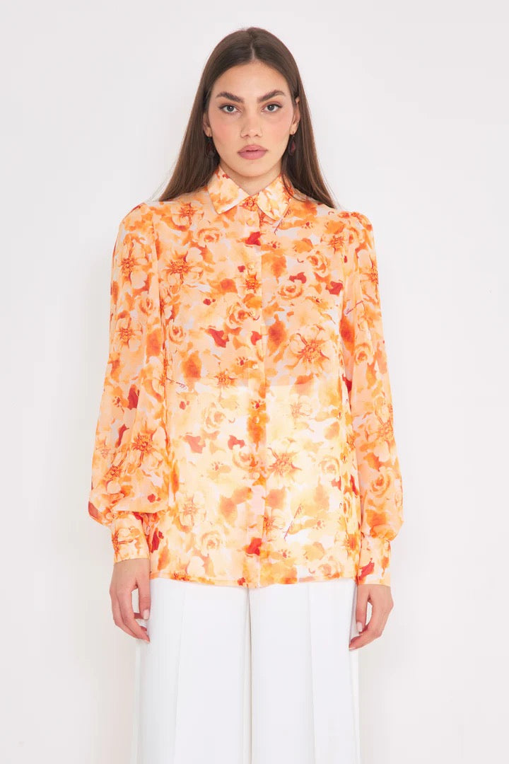 SILENCE LIMITED CAMICIA FLOREALE