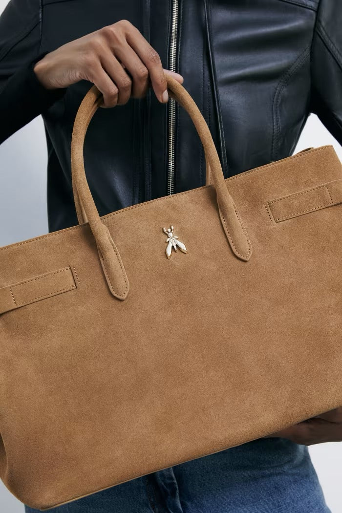 New Business borsa grande in suede