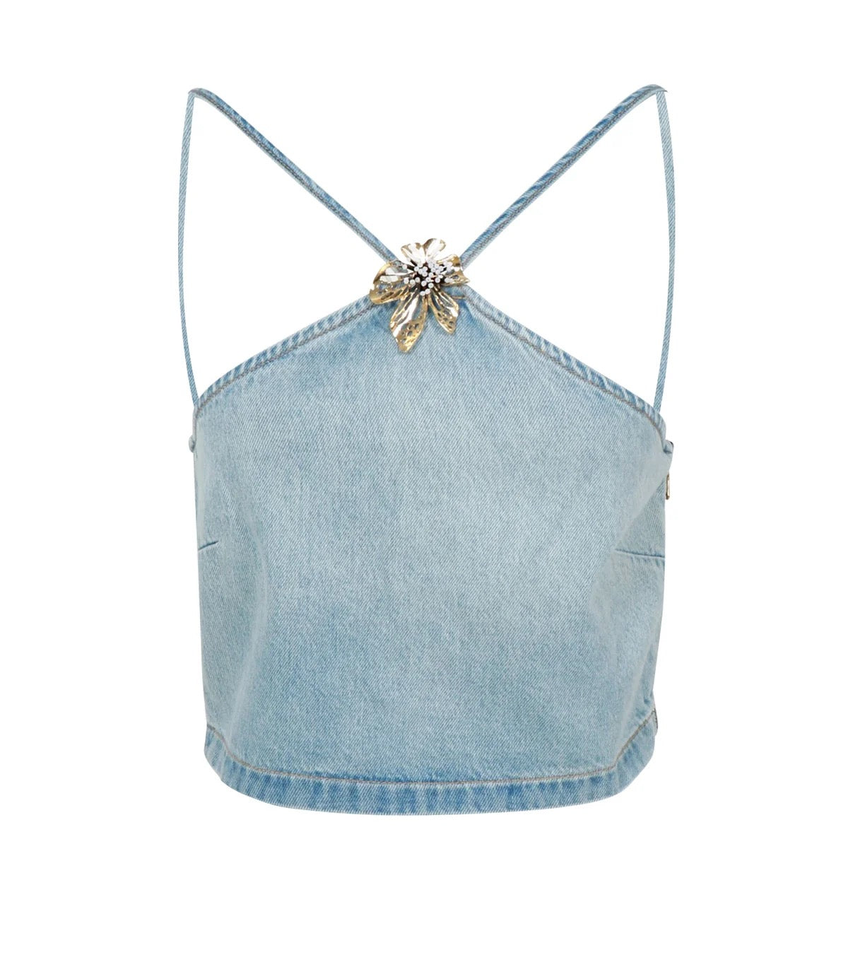 Simona Corsellini Top Denim chiaro